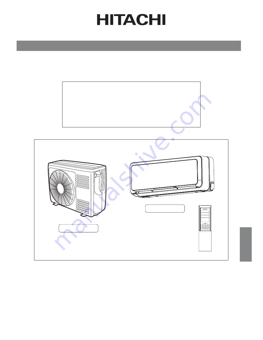 Hitachi RAC-50WXA Operation Manual Download Page 241