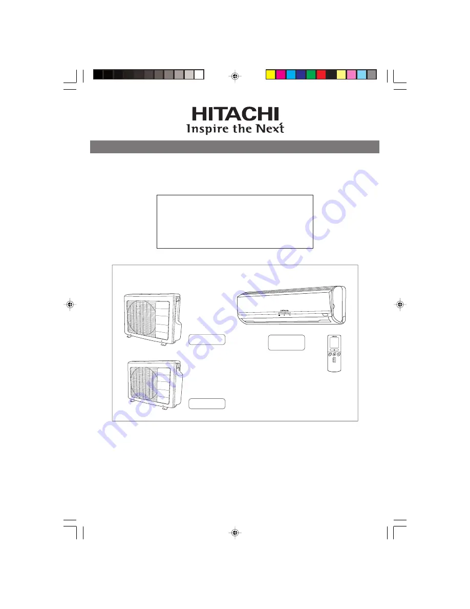 Hitachi RAC-50YHA2 Instruction Manual Download Page 1