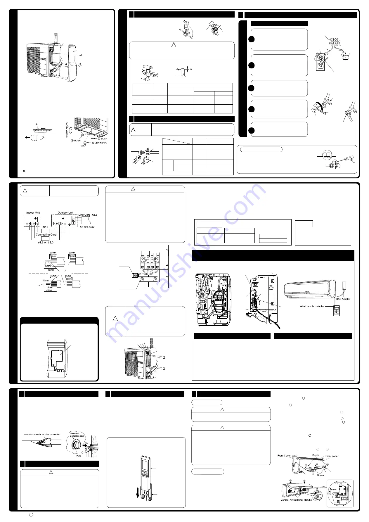 Hitachi RAC-60WPA Installation Manual Download Page 2