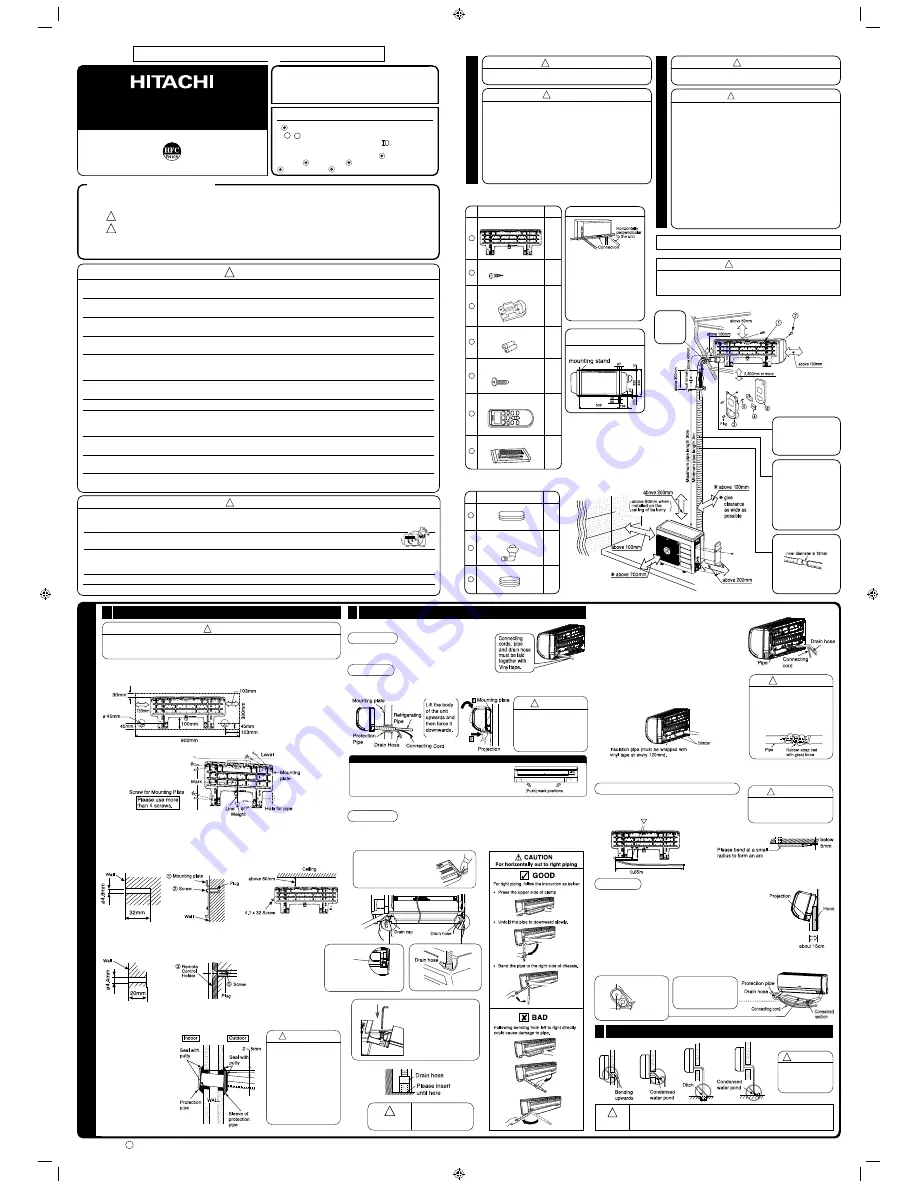 Hitachi RAC-60YHA4 Скачать руководство пользователя страница 1