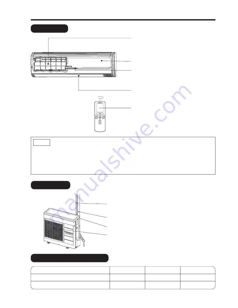 Hitachi RAC-70YH7 Скачать руководство пользователя страница 8