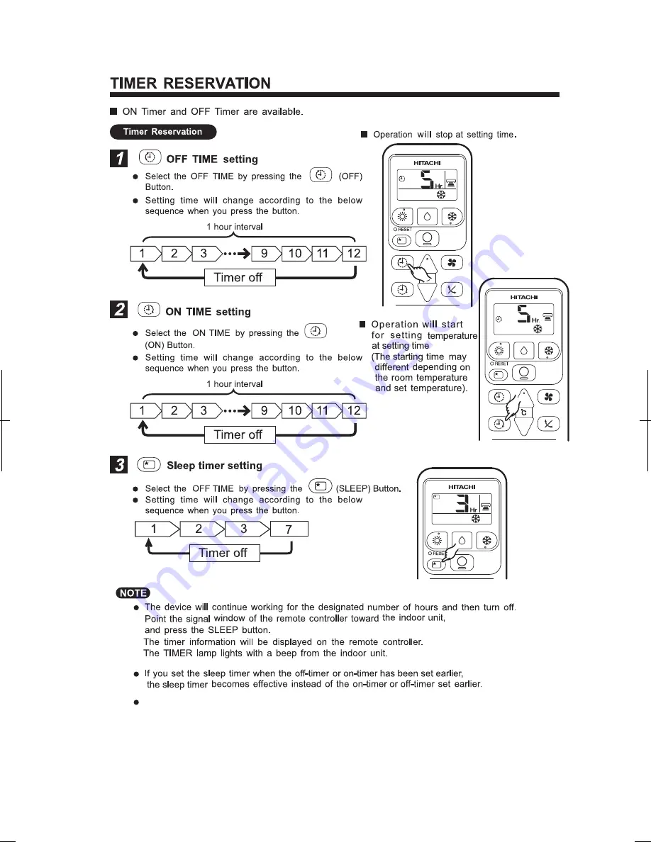 Hitachi RAC-DX10HDK Instruction Manual Download Page 8