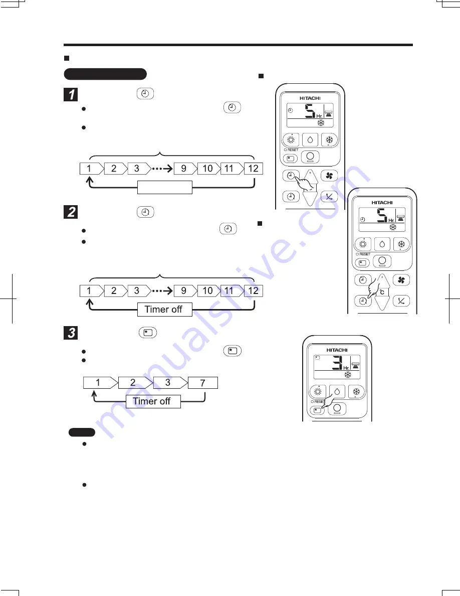 Hitachi RAC-E10H3 Скачать руководство пользователя страница 24