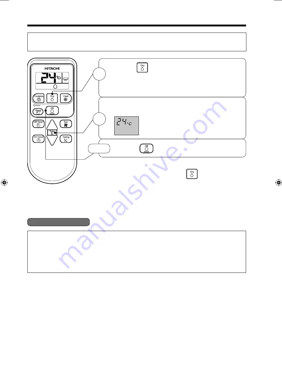 Hitachi RAC-F10CF Operation Manual Download Page 48