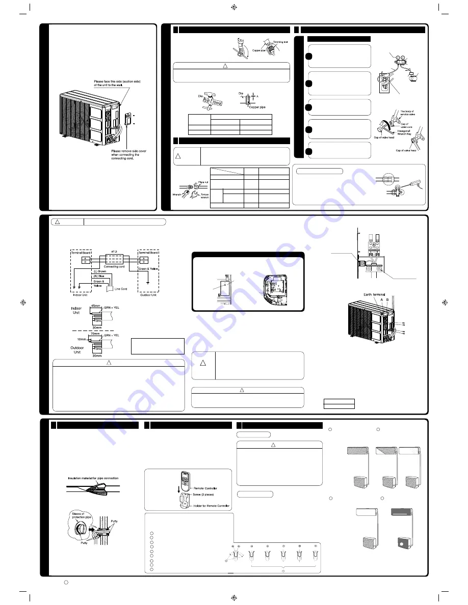 Hitachi RAC-S10CDT Installation Manual Download Page 2