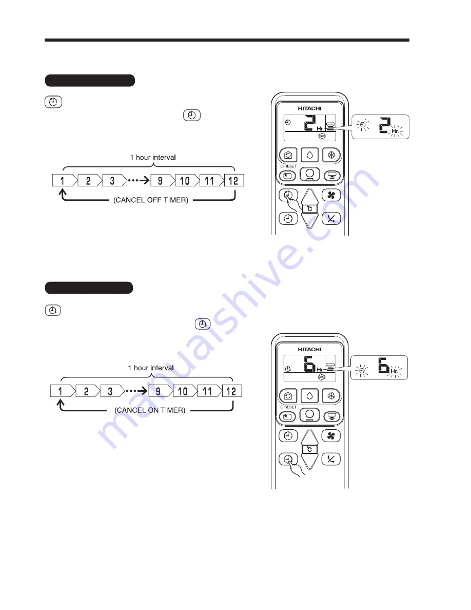 Hitachi RAC-S13CBT Instruction Manual Download Page 12