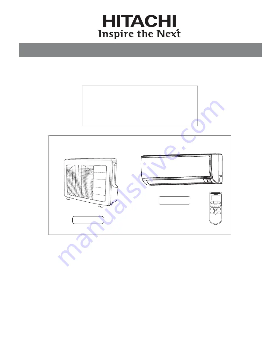 Hitachi RAC-S13CBT Скачать руководство пользователя страница 23