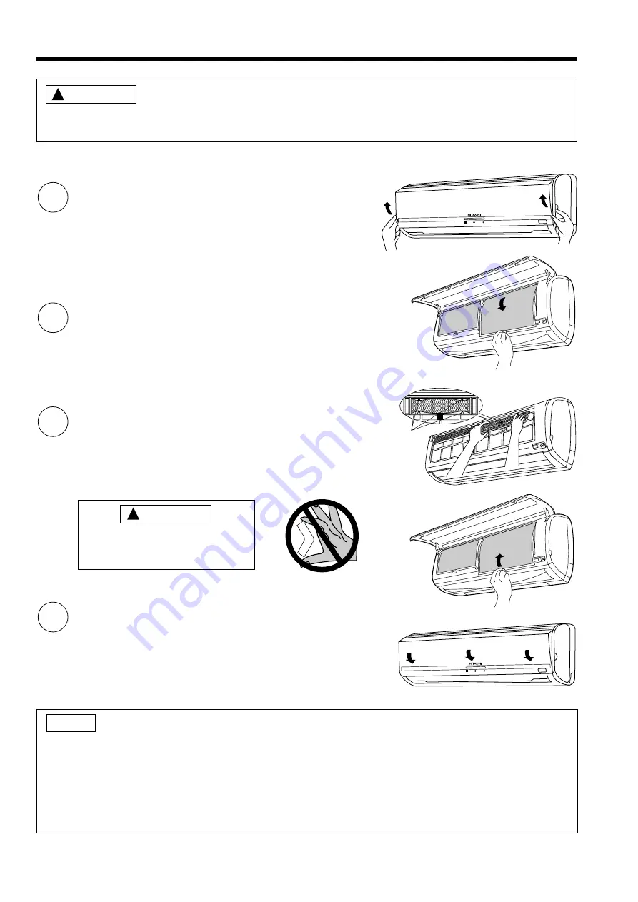 Hitachi RAC-S18CXK Instruction Manual Download Page 16