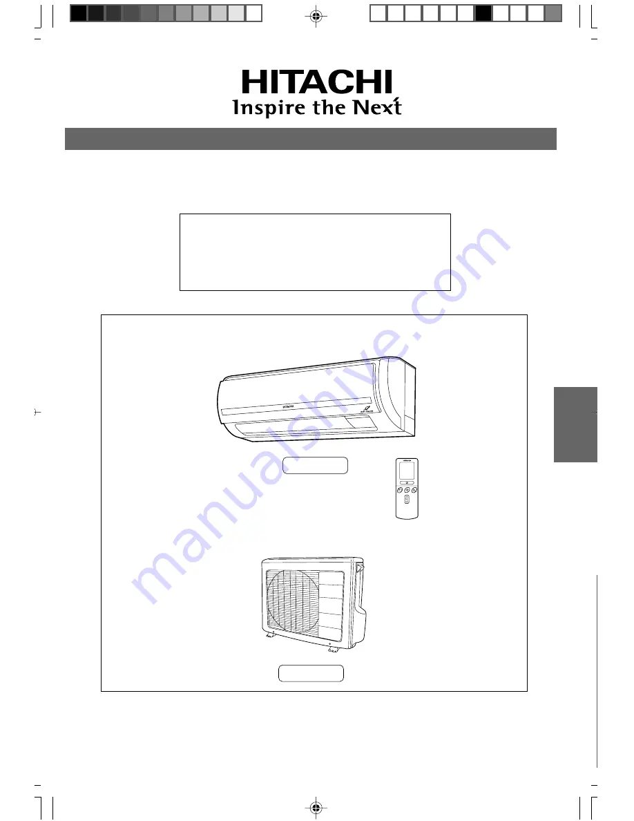 Hitachi RAC-S18H2 User Manual Download Page 17