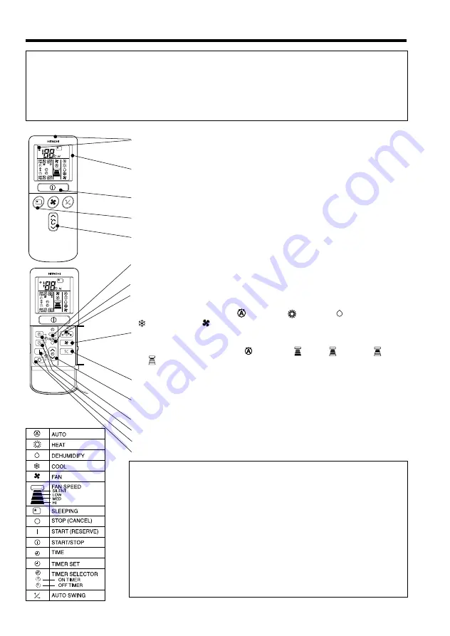 Hitachi RAC-S18H2AA Скачать руководство пользователя страница 6