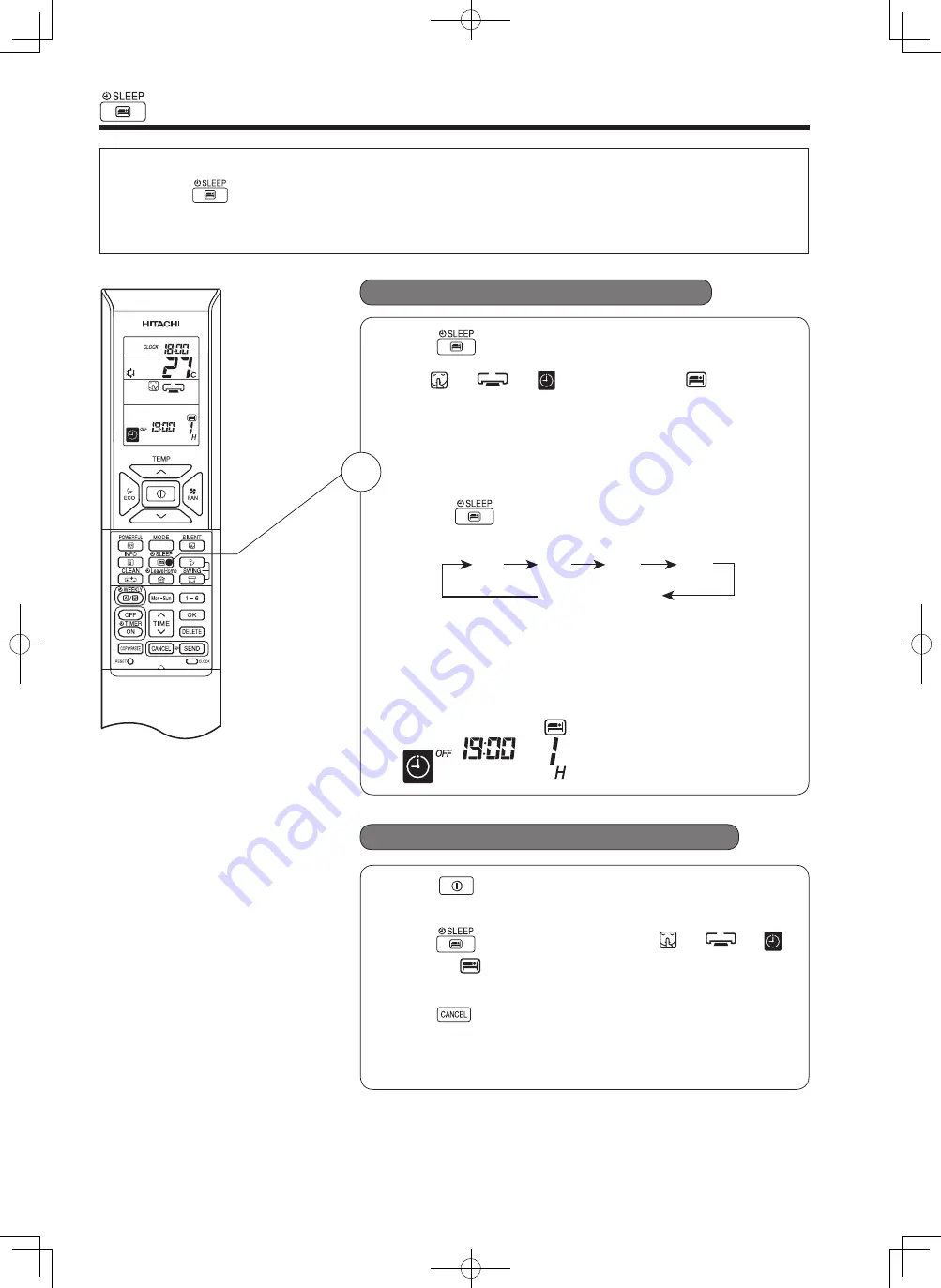 Hitachi RAC-S25YHA Manual Download Page 22