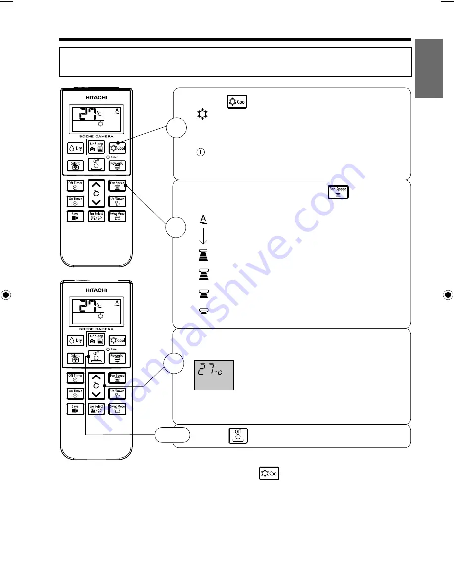 Hitachi RAC-VX10CF Скачать руководство пользователя страница 7