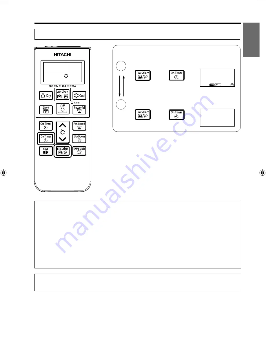 Hitachi RAC-VX10CF Operation Manual Download Page 19