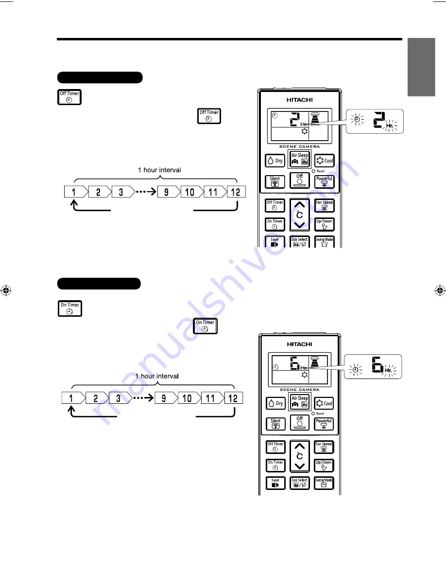 Hitachi RAC-VX10CF Operation Manual Download Page 21