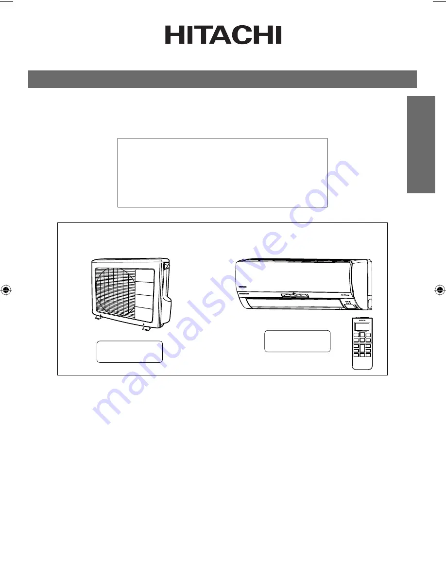 Hitachi RAC-VX10CF Скачать руководство пользователя страница 35