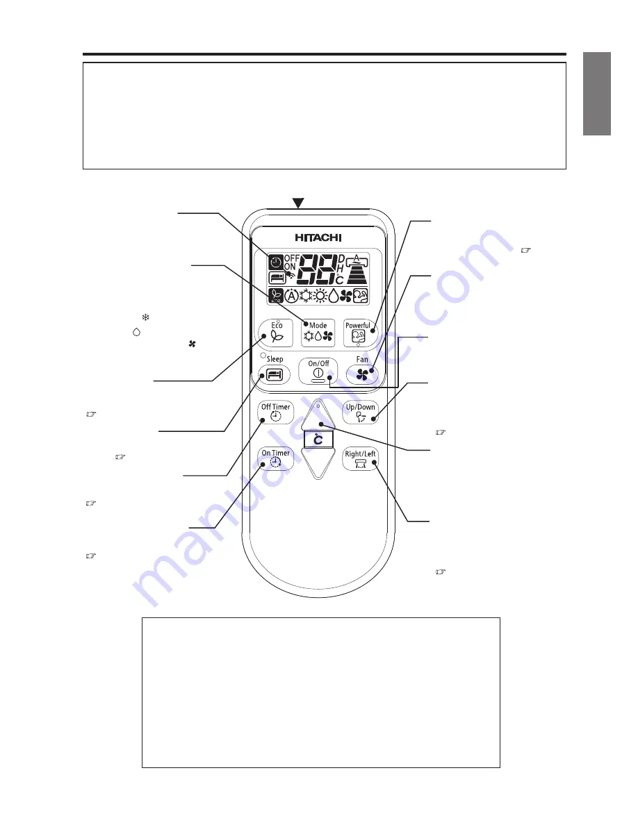 Hitachi RAC-X10CCK Instruction Manual Download Page 7