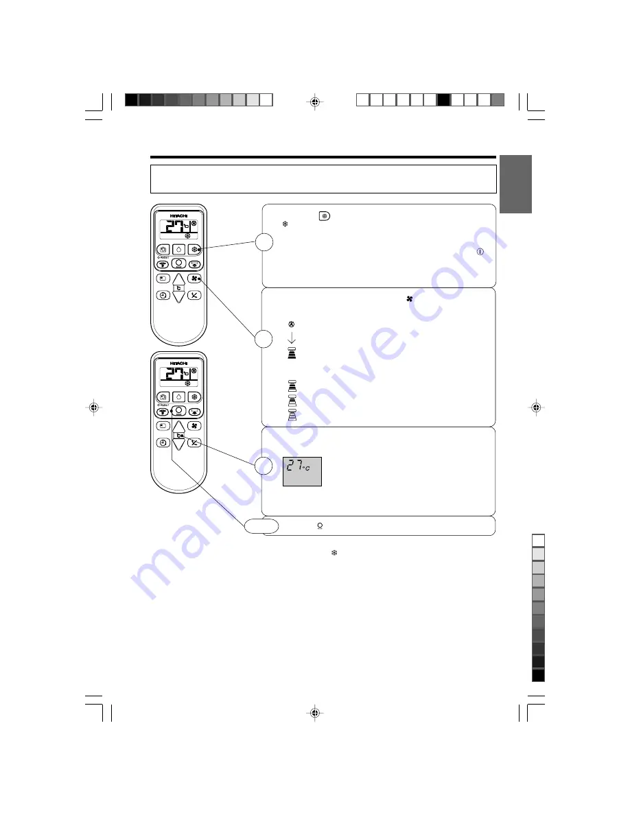 Hitachi RAC-X10CY Instruction Manual Download Page 7