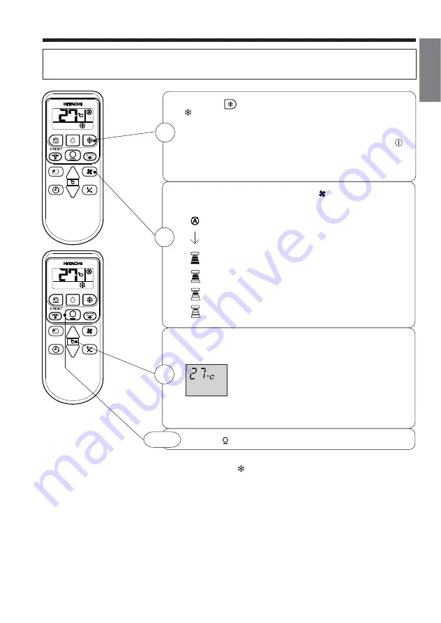 Hitachi RAC-X10CZ Instruction Manual Download Page 7