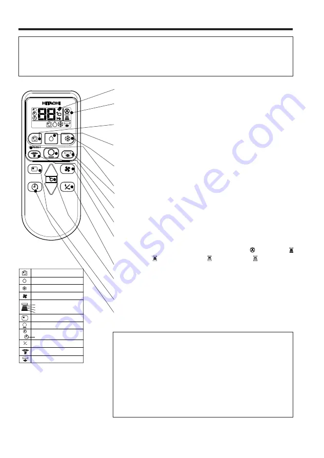 Hitachi RAC-X10CZ Instruction Manual Download Page 30