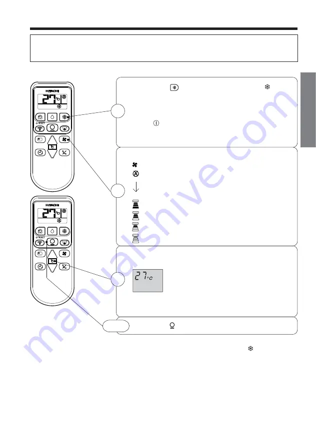 Hitachi RAC-X10CZ Instruction Manual Download Page 31