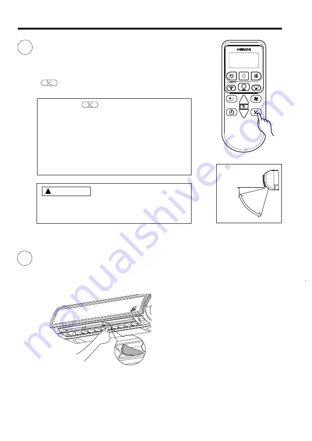 Hitachi RAC-X10CZ Instruction Manual Download Page 38