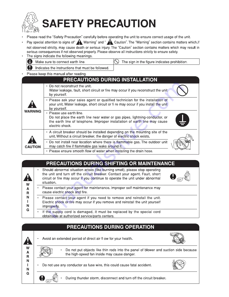 Hitachi RAC-X10HAK Instruction Manual Download Page 2