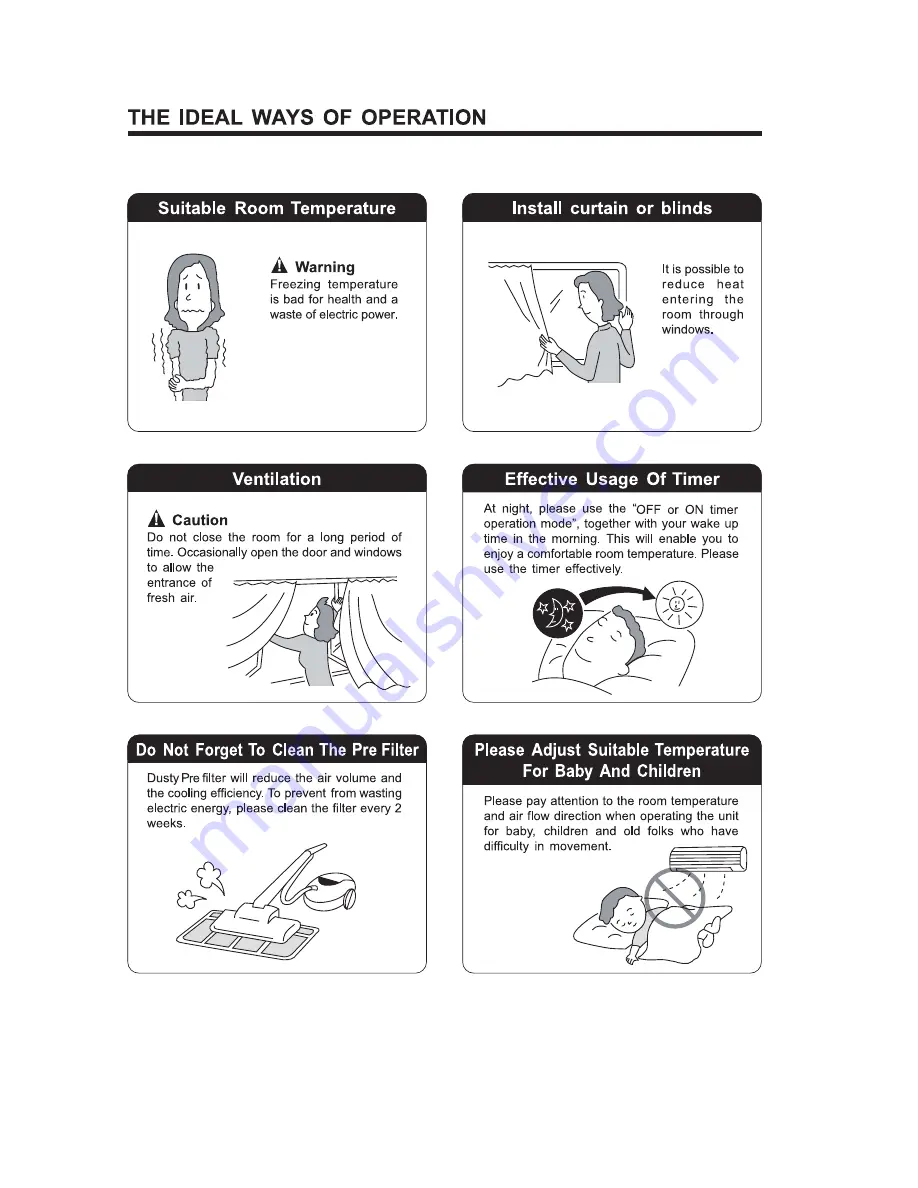 Hitachi RAC-X10HAK Instruction Manual Download Page 12