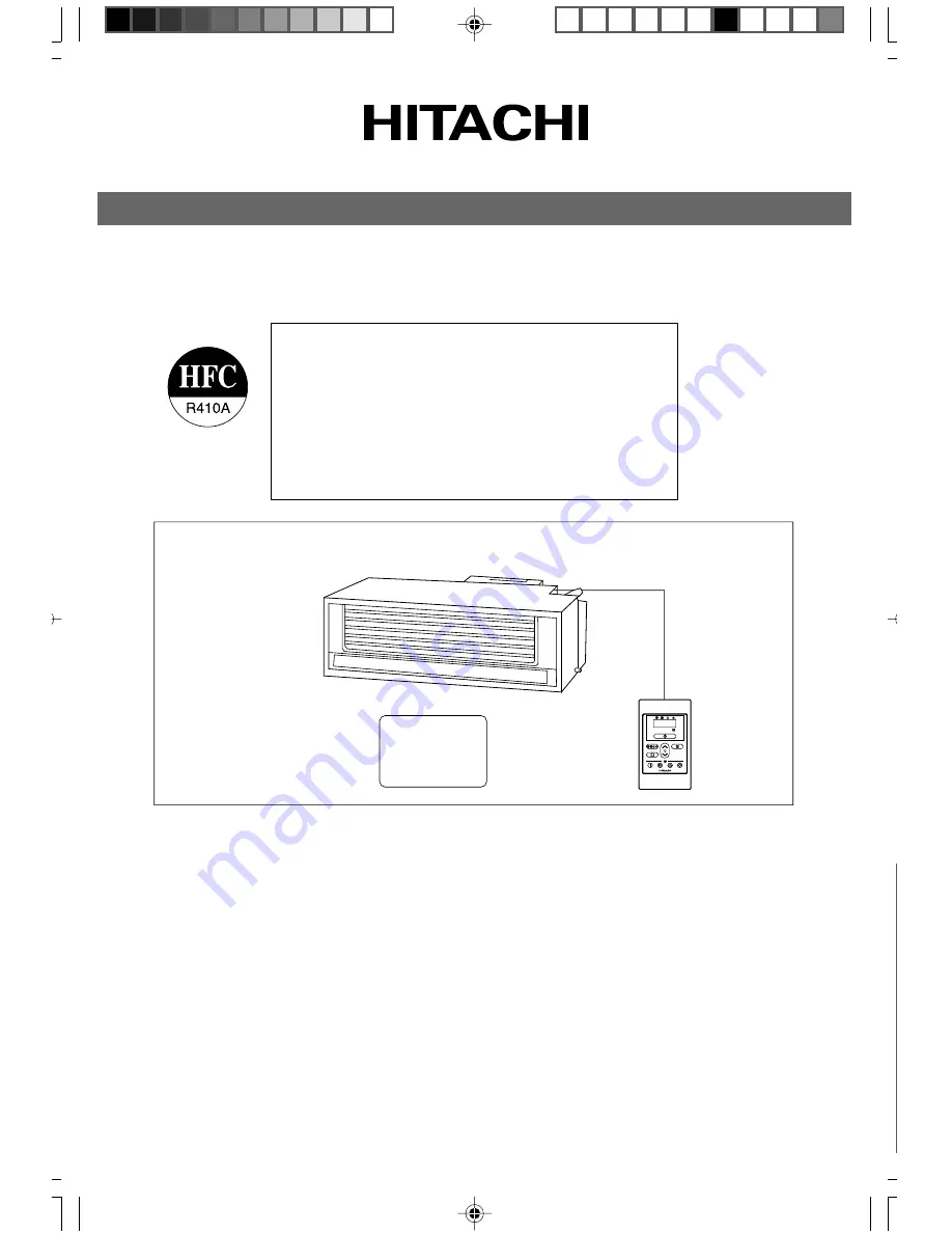 Hitachi RAD-18NH7A Скачать руководство пользователя страница 1