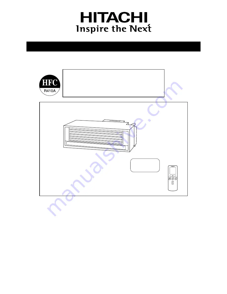 Hitachi RAD-25NH4 Скачать руководство пользователя страница 1