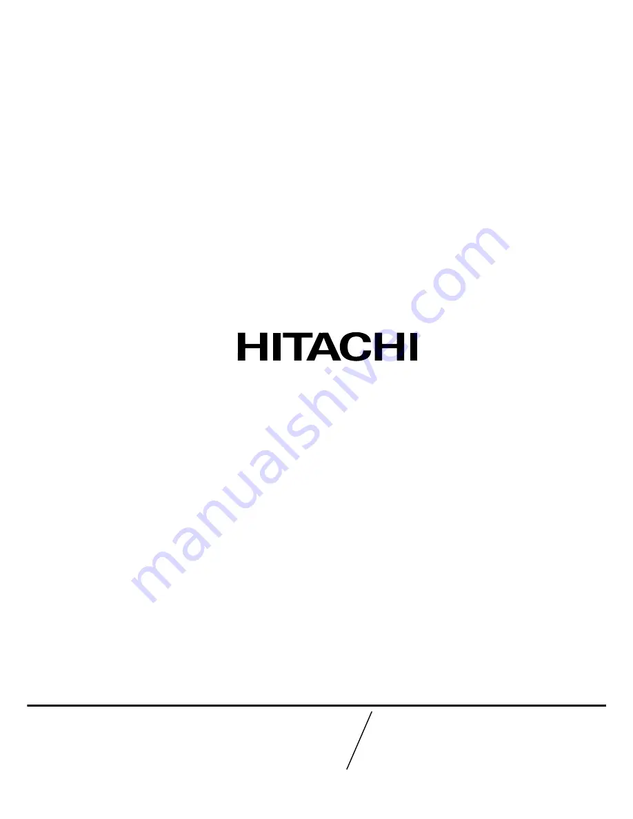 Hitachi RAD-25NH5 Service Manual Download Page 371