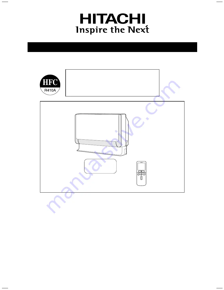 Hitachi RAF-25QH8 Instruction Manual Download Page 1