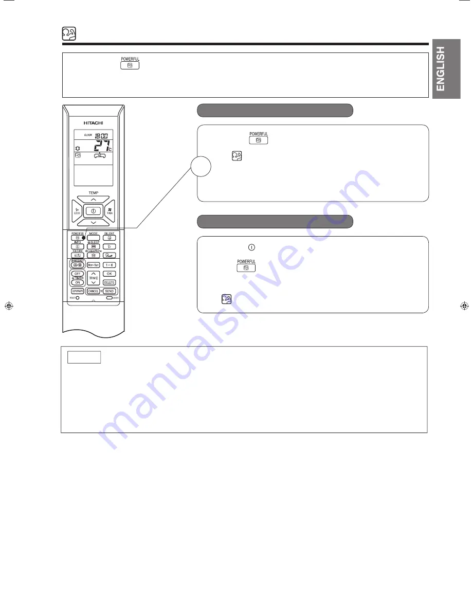 Hitachi RAF-25QXA Instruction Manual Download Page 13