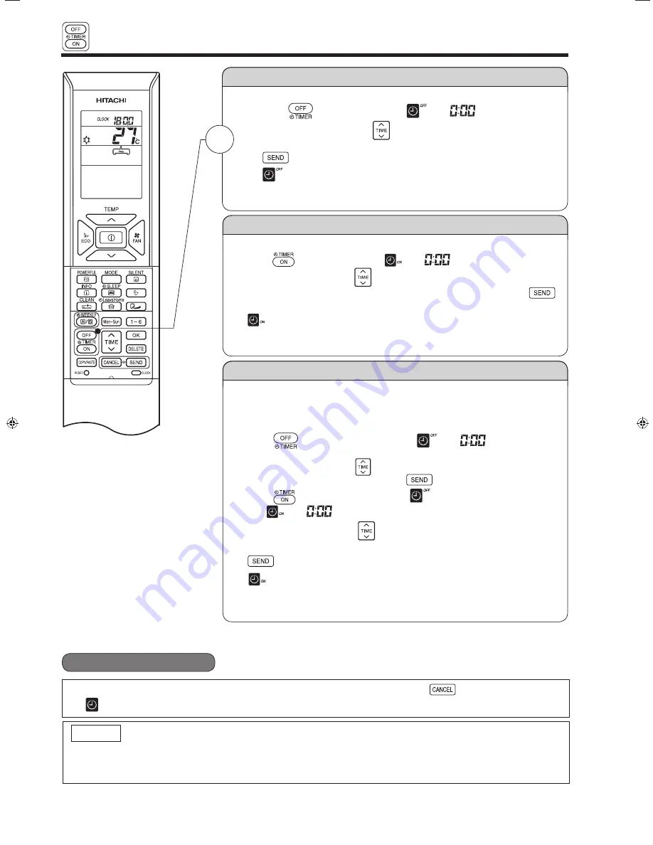 Hitachi RAF-25QXA Instruction Manual Download Page 18