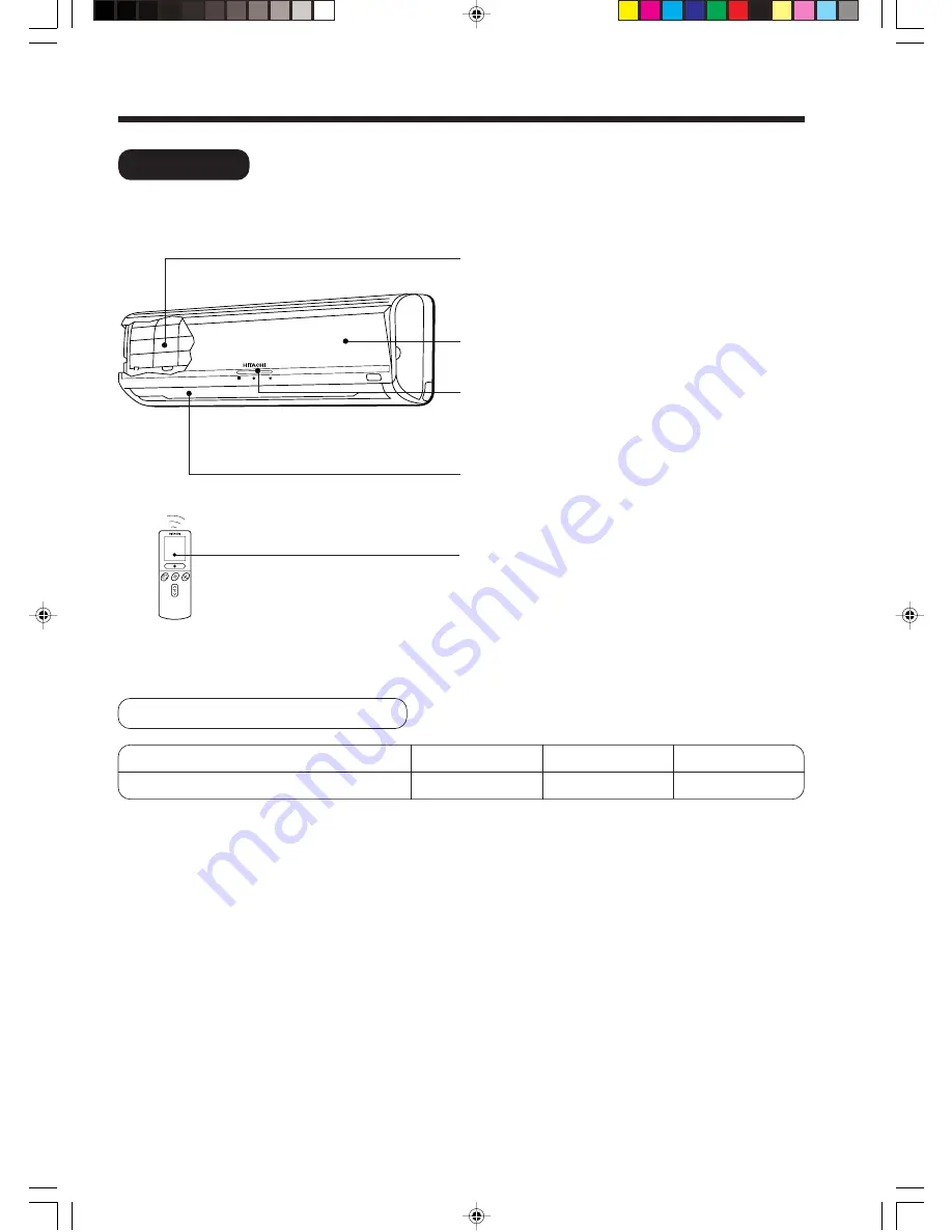 Hitachi RAK-65NH5 Instruction Manual Download Page 4