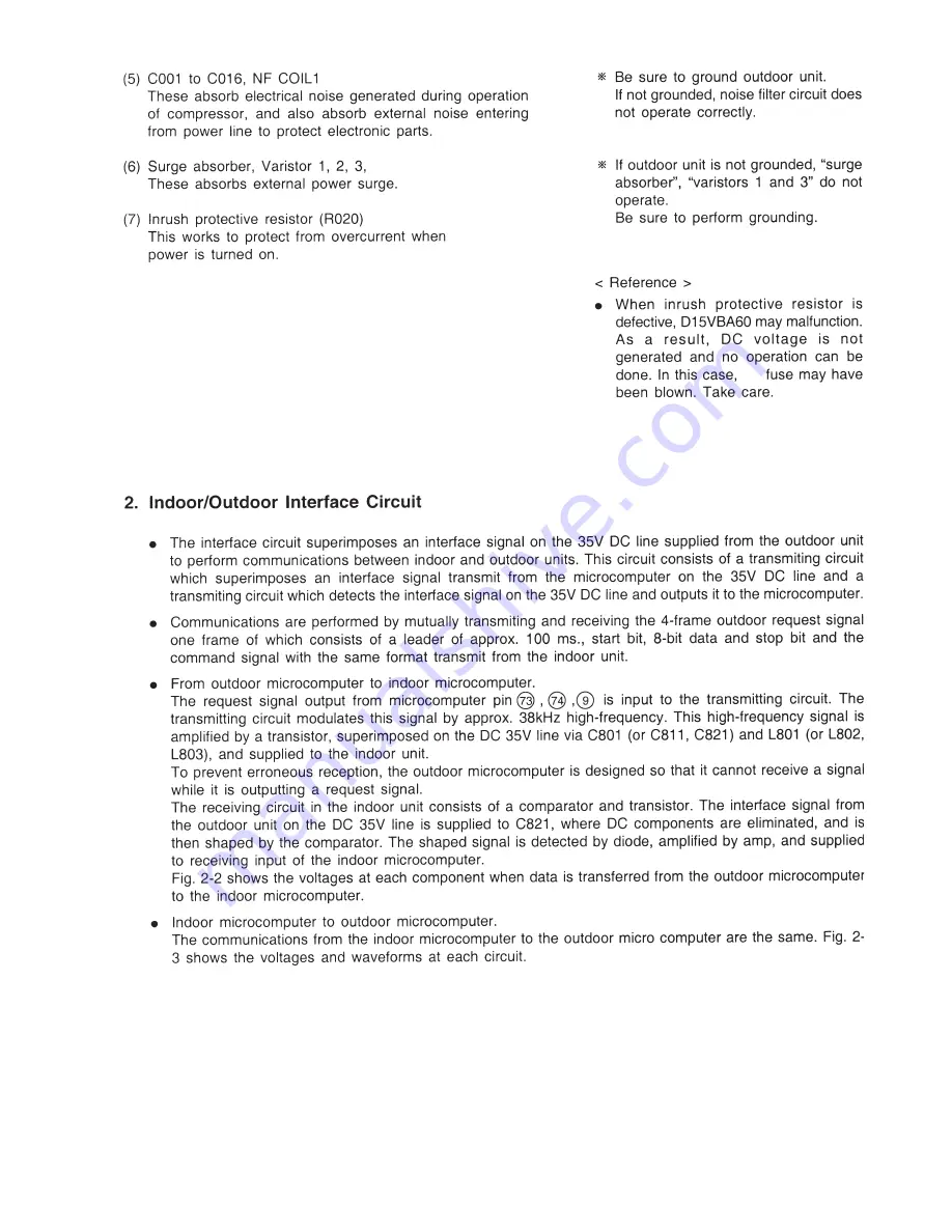 Hitachi RAM-130QH5 Service Manual Download Page 47