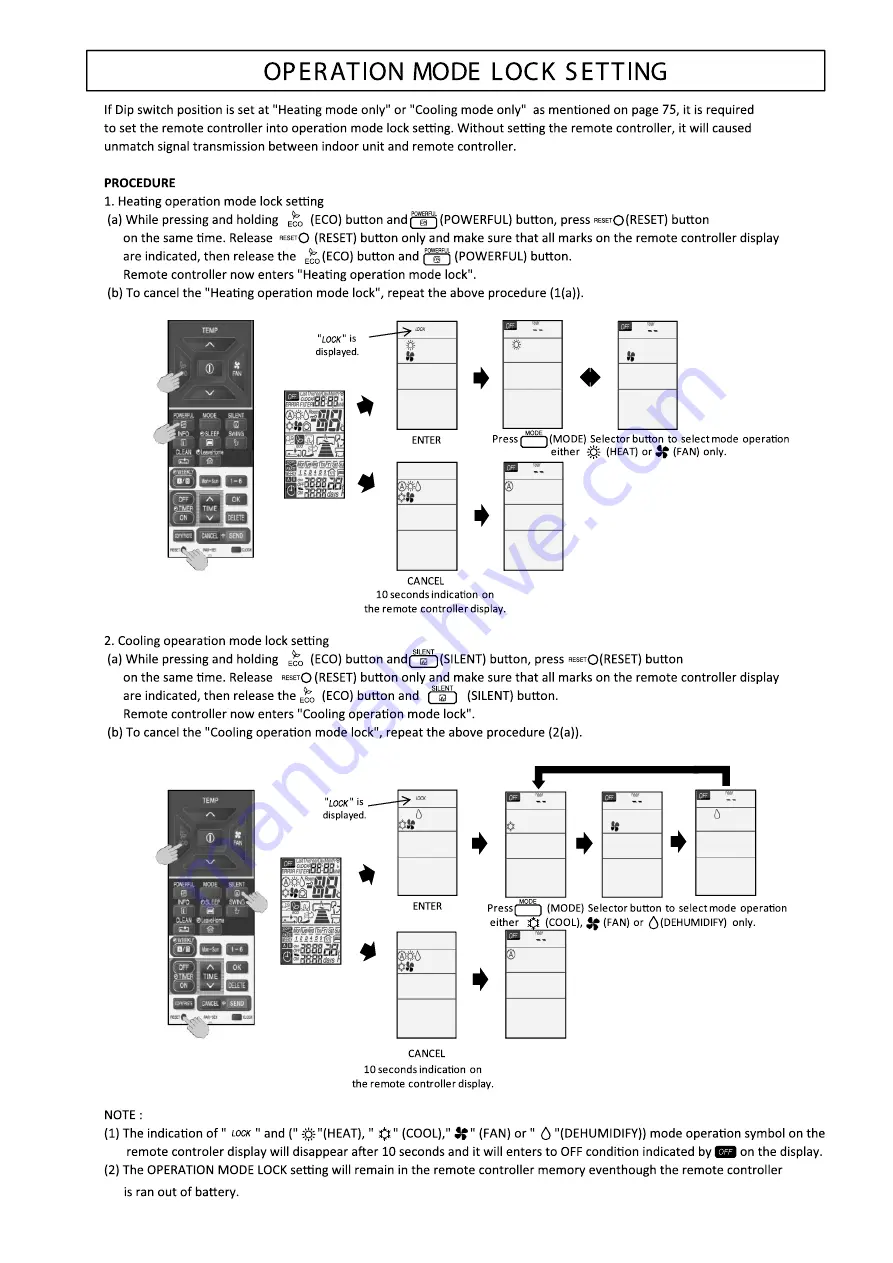 Hitachi RAM-36NP2A Service Manual Download Page 78