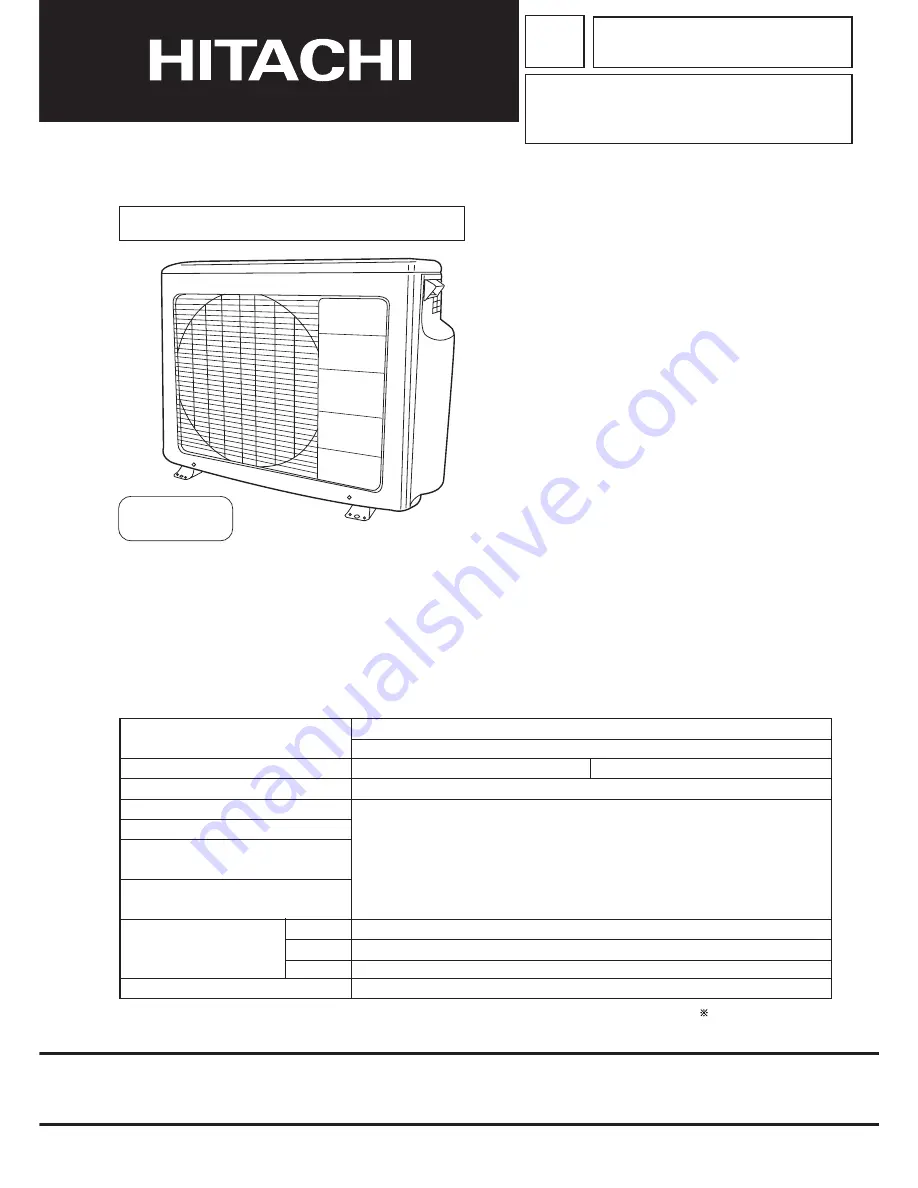 Hitachi RAM-55QH5 Скачать руководство пользователя страница 1