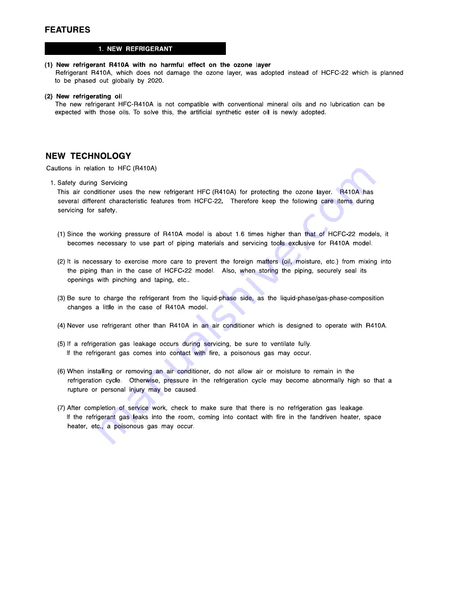 Hitachi RAM-90QH5 Service Manual Download Page 13