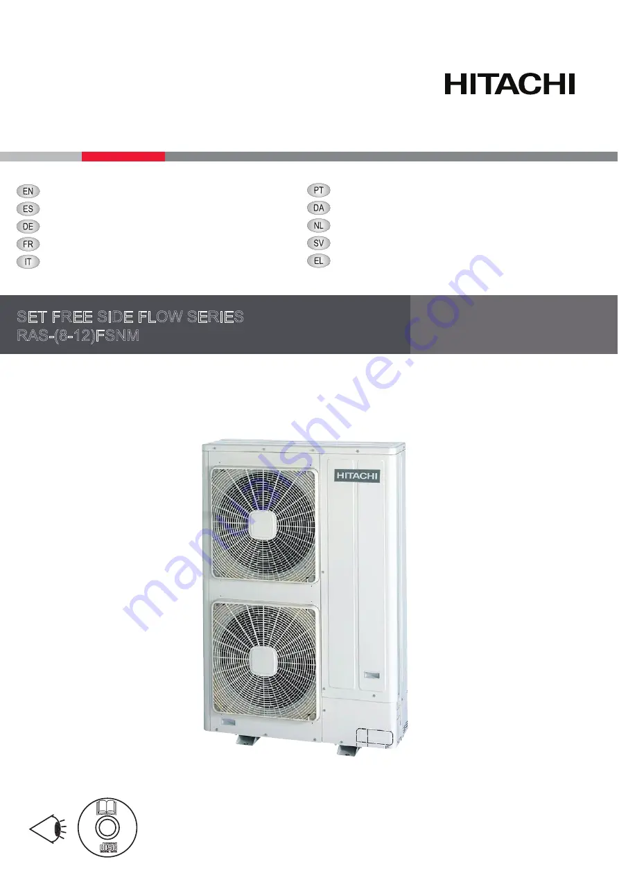 Hitachi RAS-10FSNM Instruction Manual Download Page 1