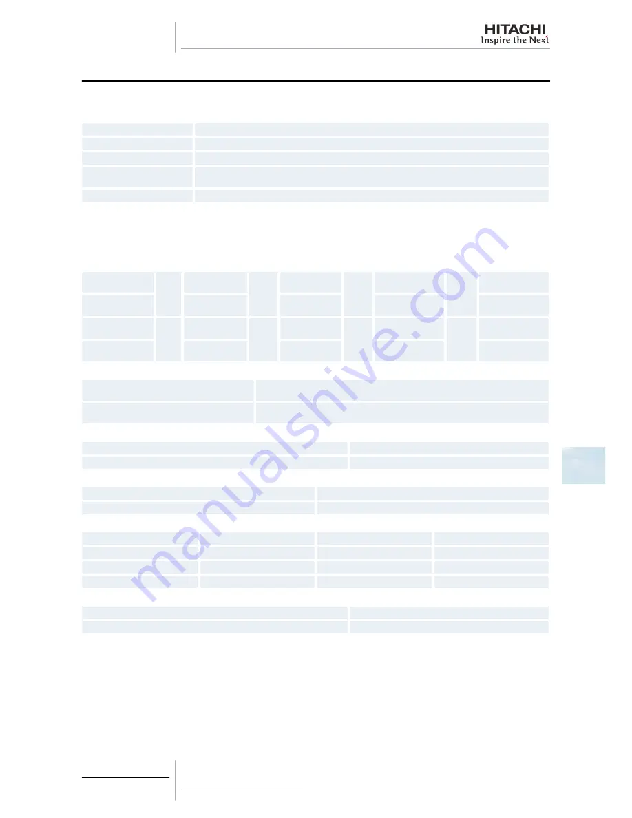 Hitachi RAS-10HRNM Service Manual Download Page 189