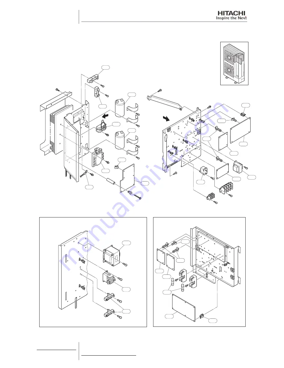 Hitachi RAS-10HRNM Service Manual Download Page 346