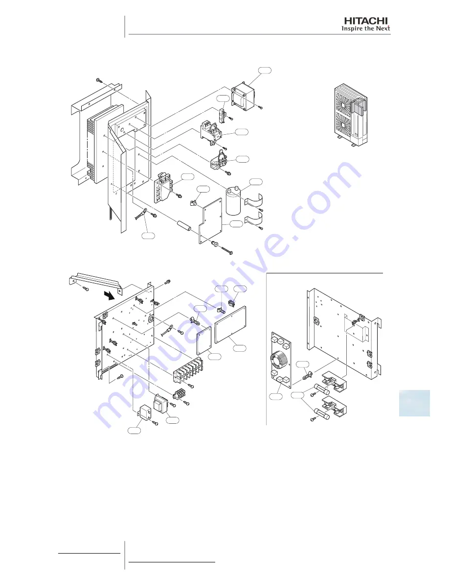 Hitachi RAS-10HRNM Service Manual Download Page 347