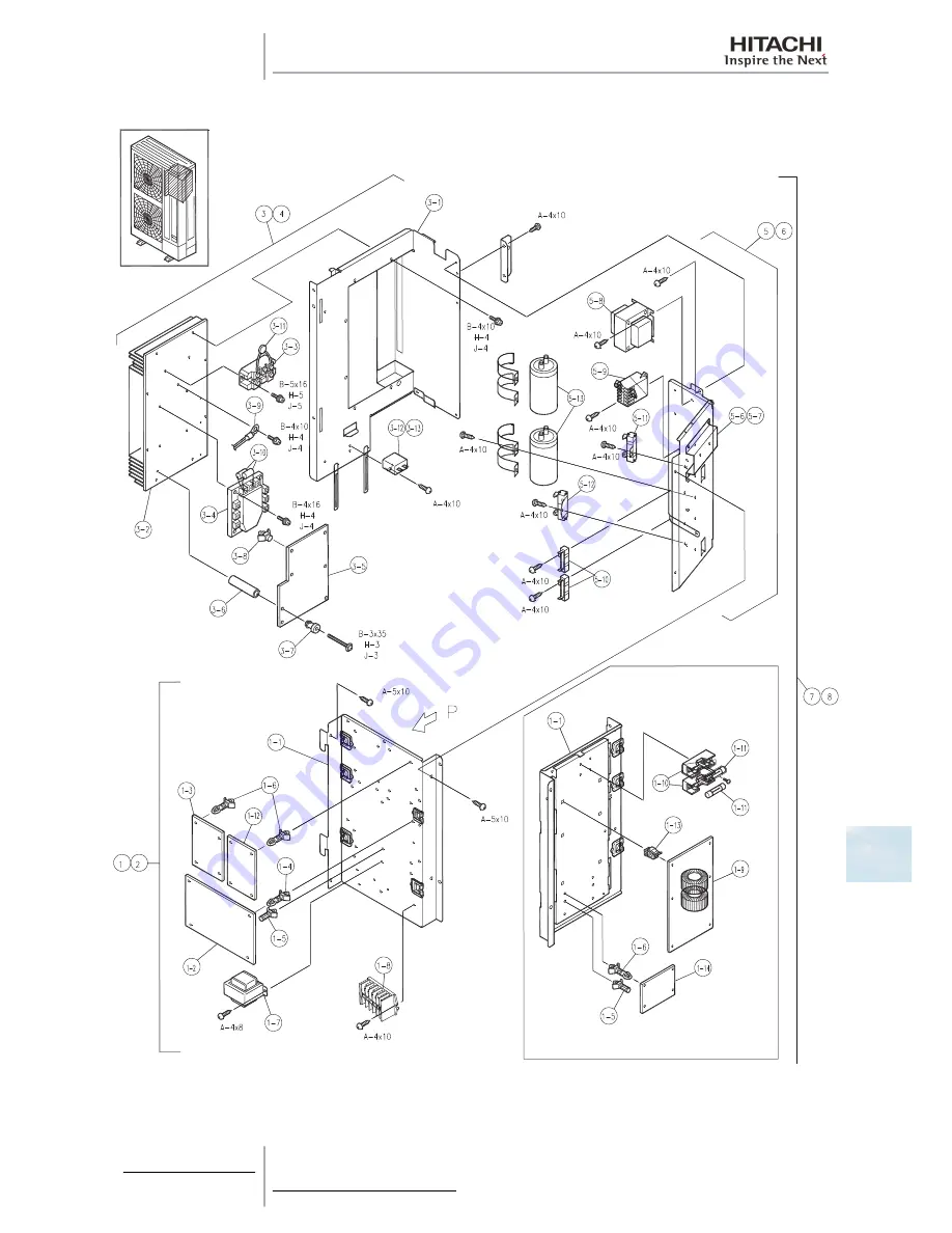 Hitachi RAS-10HRNM Service Manual Download Page 359