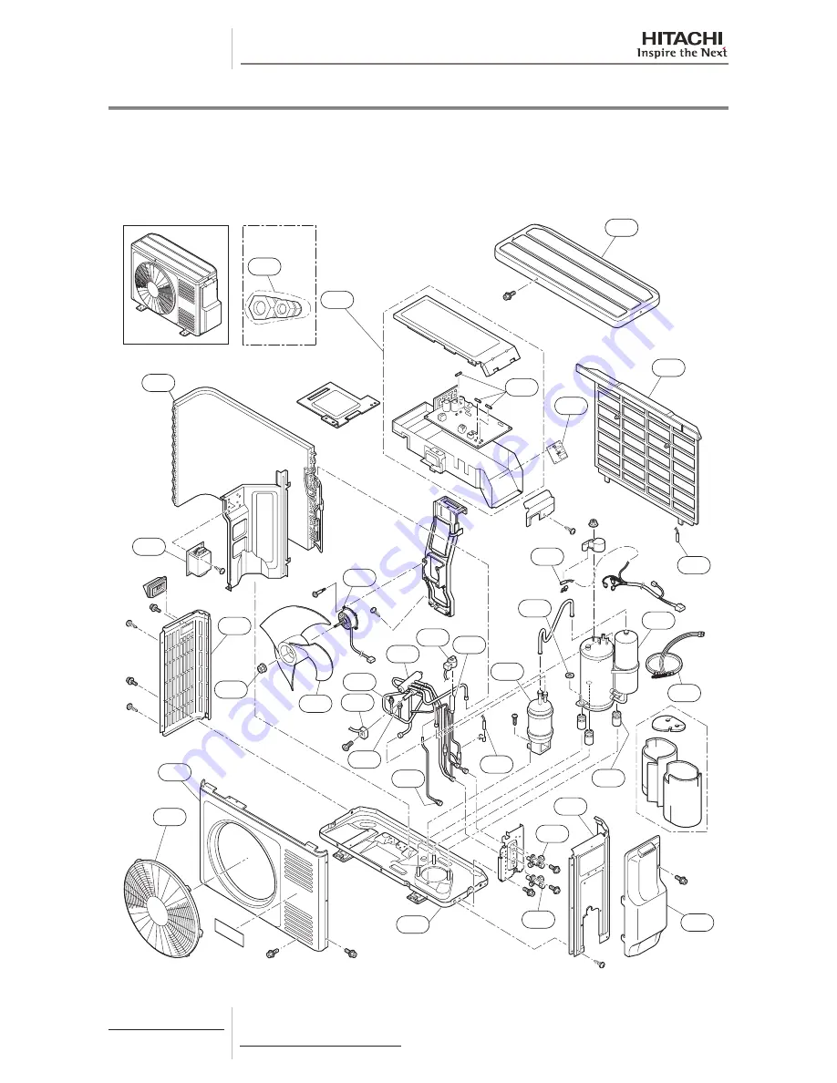 Hitachi RAS-(2-6)HVNP1(E) Скачать руководство пользователя страница 334