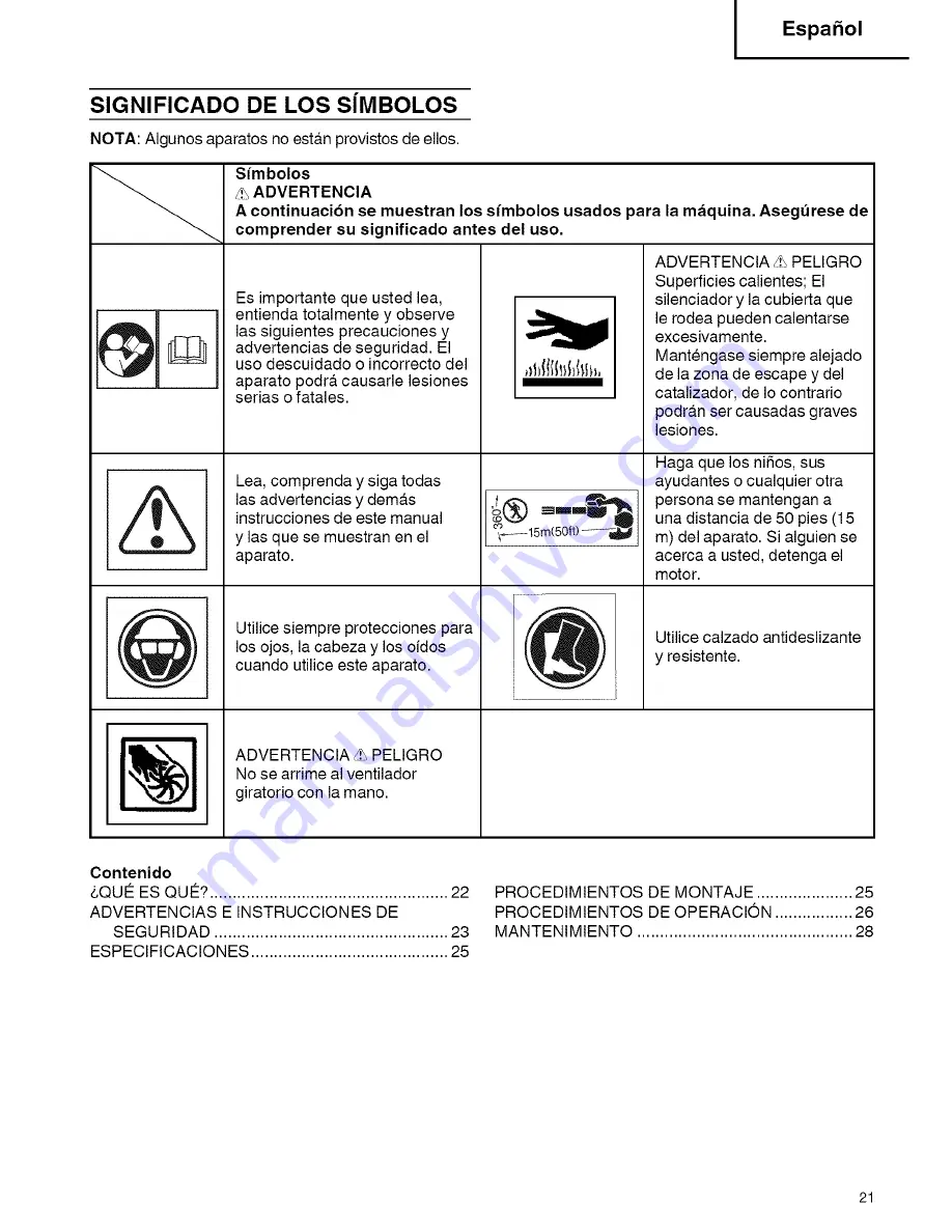 Hitachi RB 24EAP Instruction Manual Download Page 21