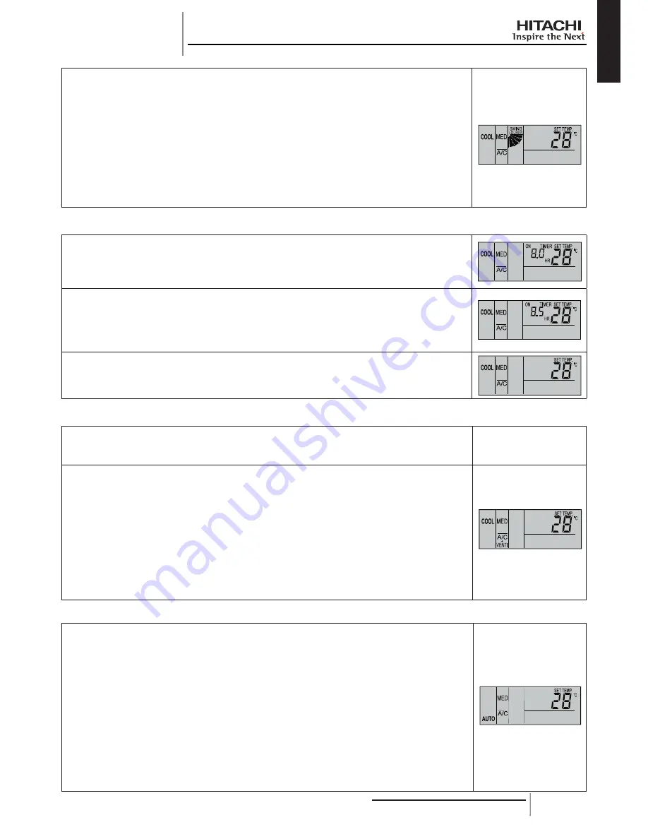 Hitachi RCD-2.0FSNE Installation And Operation Manual Download Page 17