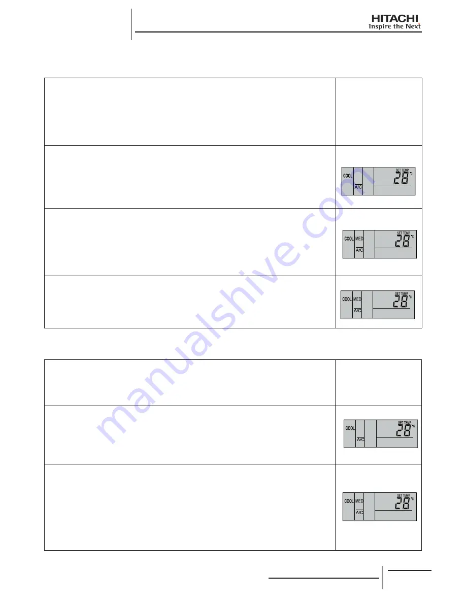 Hitachi RCD-2.0FSNE Installation And Operation Manual Download Page 52