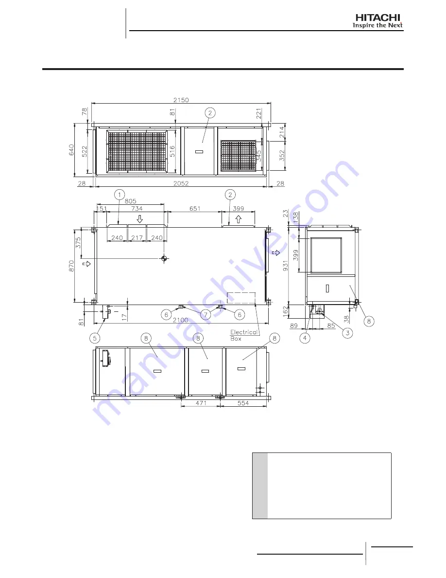 Hitachi RCD-2.0FSNE Installation And Operation Manual Download Page 58