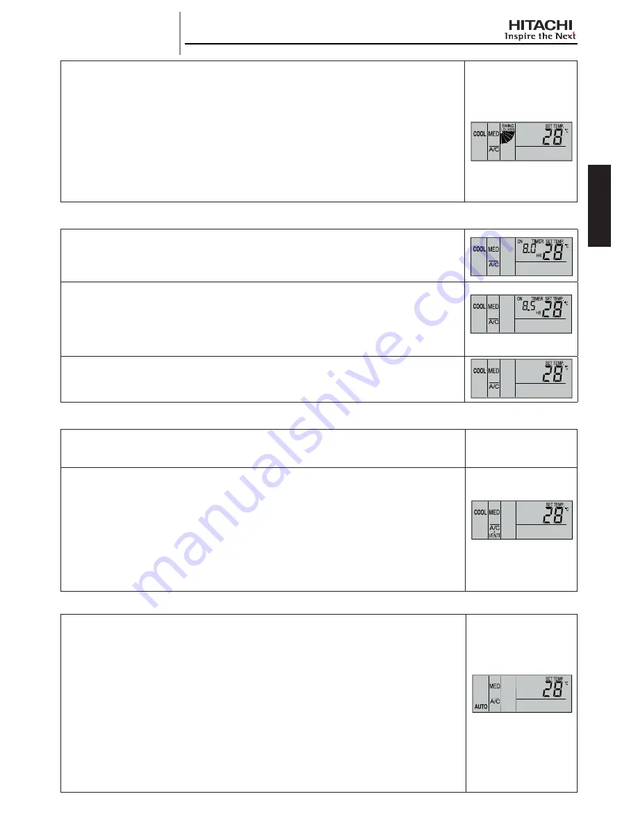 Hitachi RCD-2.0FSNE Installation And Operation Manual Download Page 89