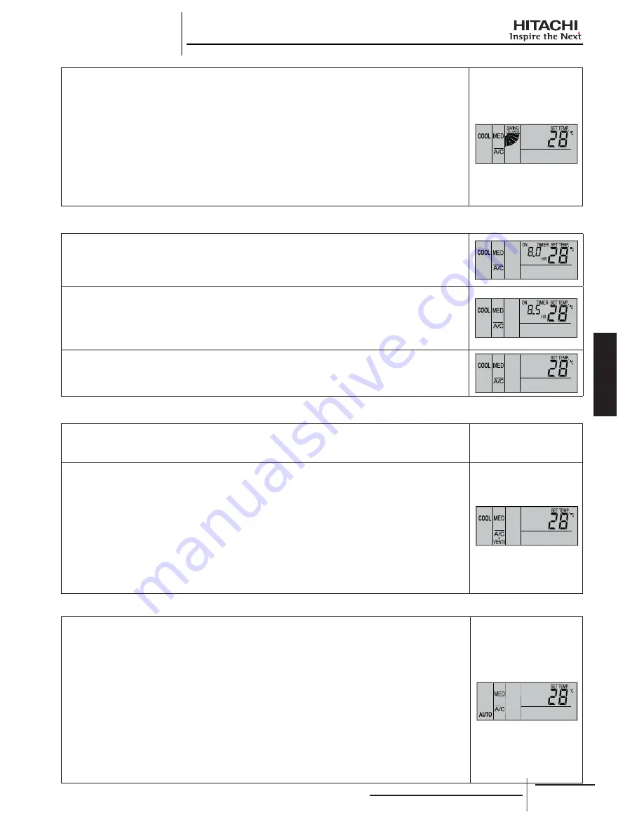 Hitachi RCD-2.0FSNE Installation And Operation Manual Download Page 161